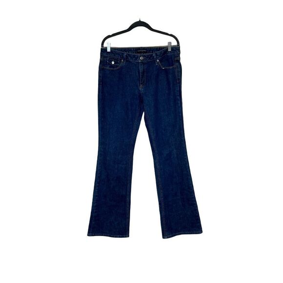 Banana Republic dark Wash  boot cut jeans size 12 Long - Picture 1 of 16